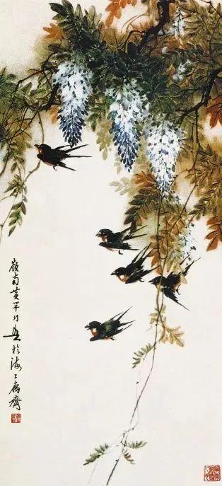 国画教程小燕子写意画法