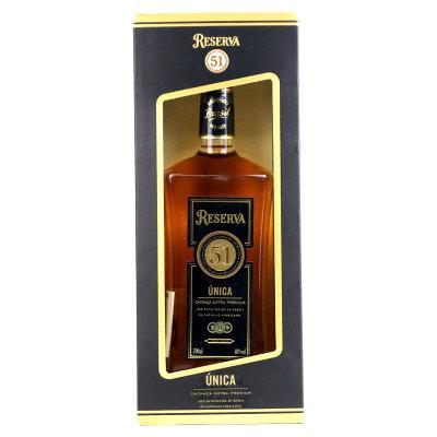 洋酒卡察沙51独特珍藏甘蔗酒 cachaca巴西进口700ml 卡莎萨朗姆酒