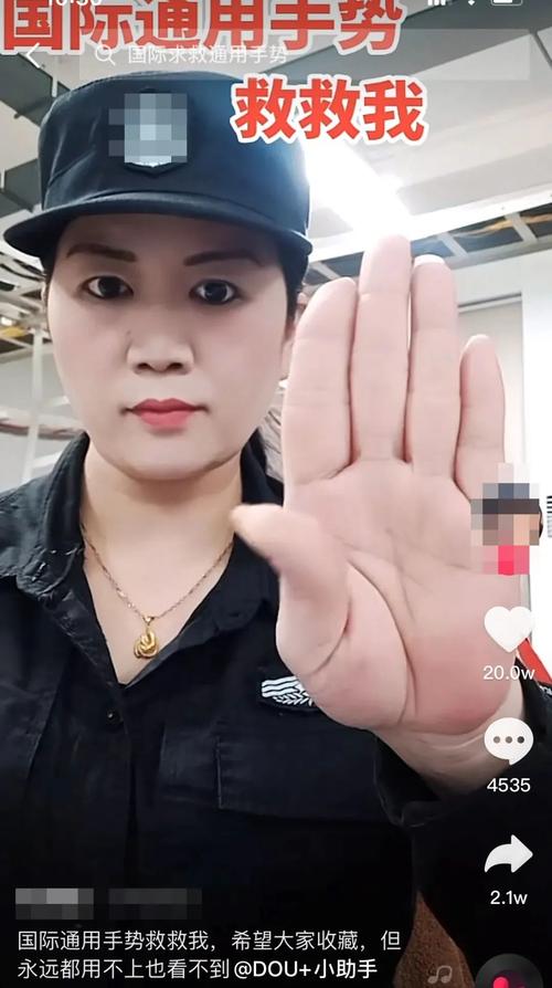 别添乱了国际通用报警求助手势警方千万别用