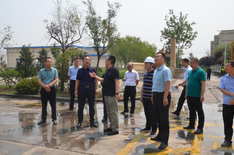 丰县人民政府副县长巩志刚带领丰县生态环境局主要负责人,分管负责人