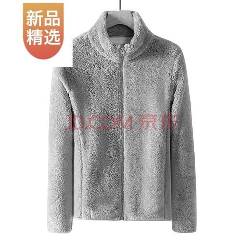 【店铺精选】抓绒衣男女运动户外加厚双面绒长毛卫衣情侣摇粒绒开衫