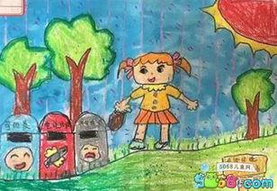 垃圾分类从我做起手抄报 垃圾分类可爱简笔画第7页 垃圾分类手抄报