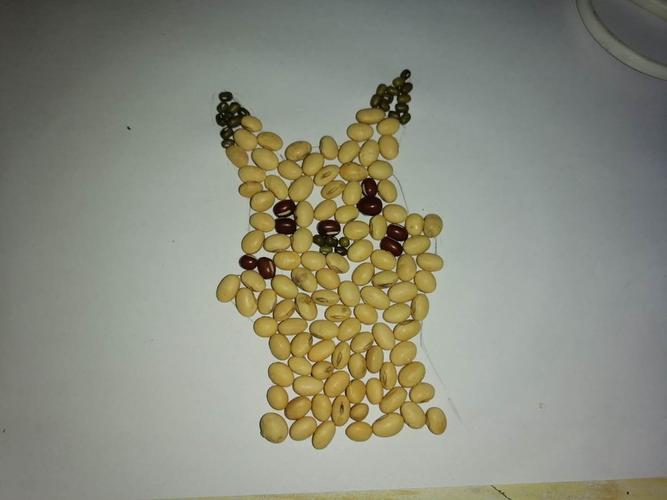 创意美术《米粒装饰画》