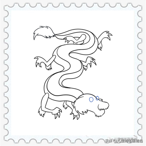 简笔画龙(儿童简笔画龙的画法 )