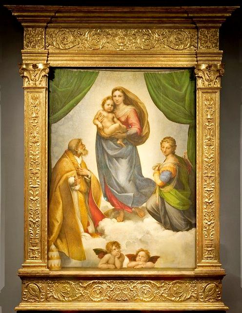 《西斯廷圣母》(the sistine madonna)