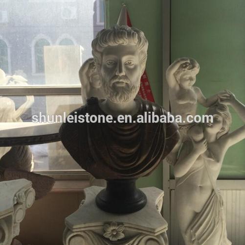 antique greek marble bust statue