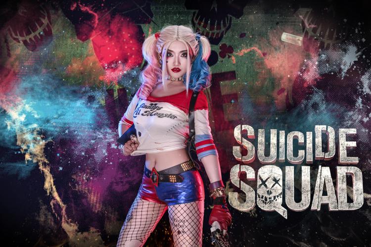 x特遣队(自杀小队)小丑女cosplay(3)