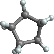 环戊烷 三维结构图