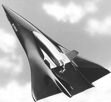 德国研制的"桑格尔空天飞机".