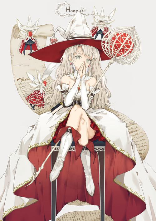 动漫人物魔女大集合!二次元动漫美图壁纸,精选p站大神