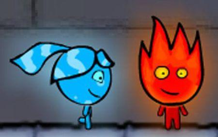 森林冰火人这个游戏的人物是一个冰人和一个火人这是一个有趣的