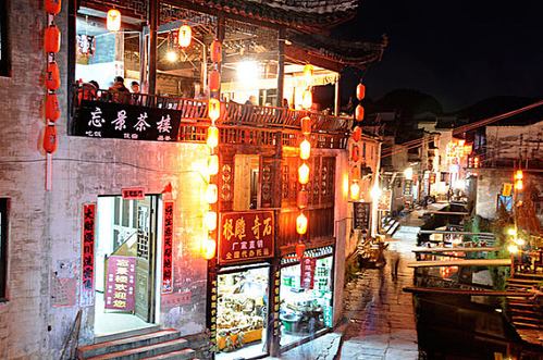 婺源李坑夜景
