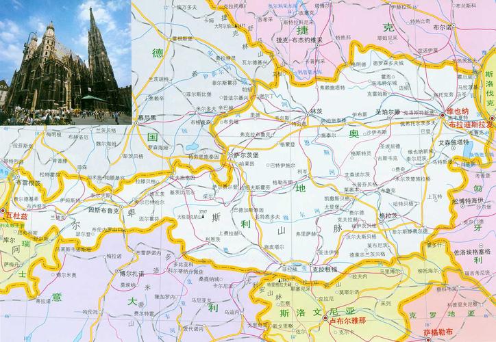 奥地利地图
