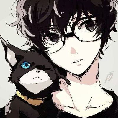 动漫男生头像 猫 暖男 治愈帅气 清新文艺 二次元