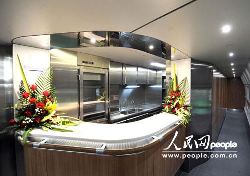 crh380bl高速动车组餐车吧台
