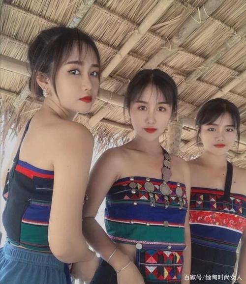 缅甸北部少数民族美女