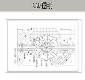 广场铺装平面图