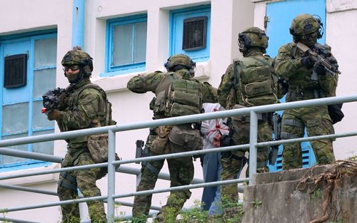 香港多部门反恐演练擎天飞虎队再次登场