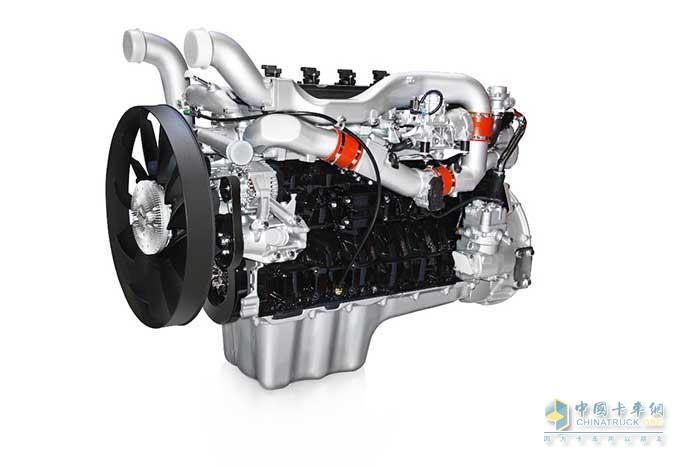 中国重汽自主研发的mt13燃气发动机