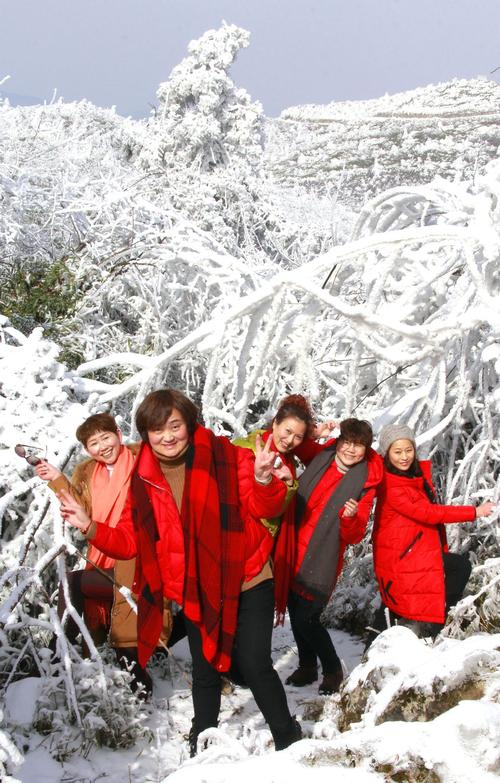 齐岳山雪景奇观