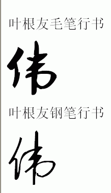 伟字行书怎么写