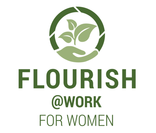 flourish logo women stacked