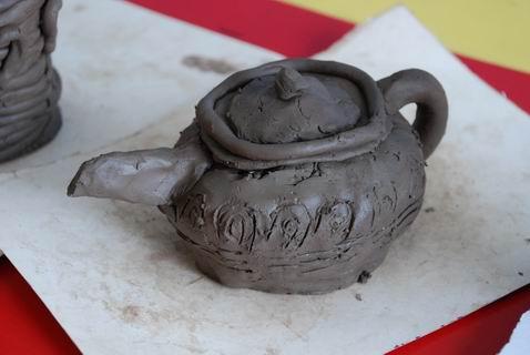 暑假学生作品之四 泥塑