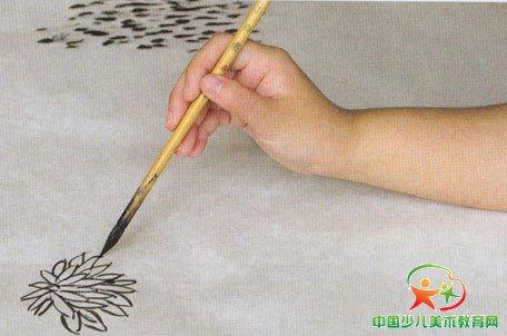 水墨画的学习用笔胳膊的三种姿态