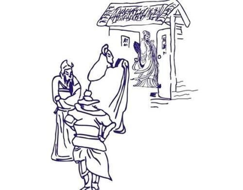 三顾茅庐简笔画