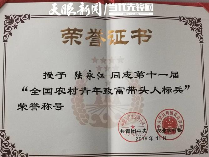 陆永江(陆婷),女,侗族,贵州省农村青年致富带