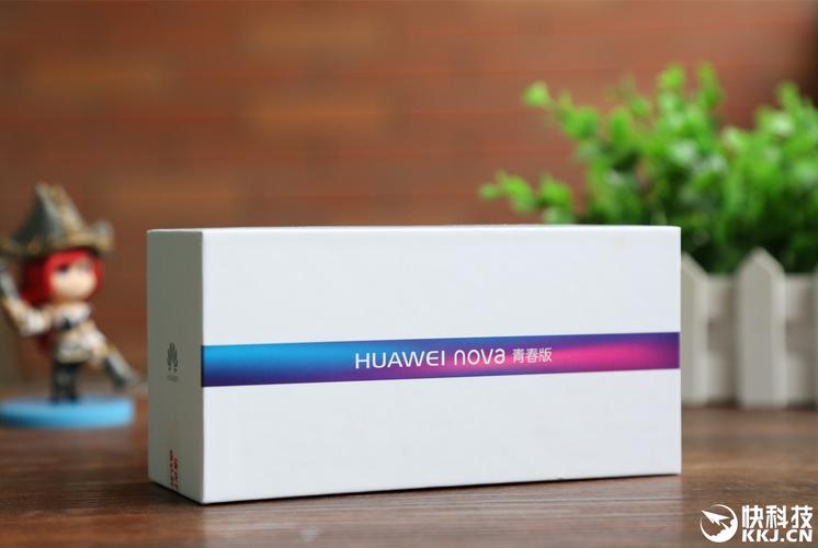 &uarr;huawei nova 青春版的包装盒采用的是抽屉式结构,整体设计简洁