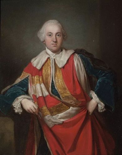 举例来说,下图的肖像画中人,是生活于十八世纪的英国勋爵richard