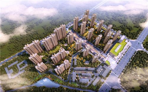 图为划子嘴幸福家园安置小区建设规划图