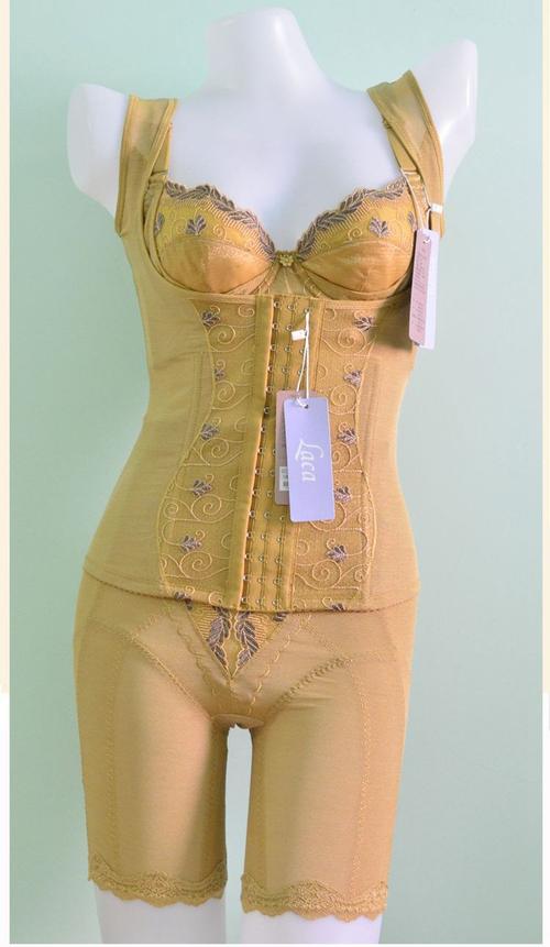 南京中脉laca正品能量石美体塑身内衣套装文胸腰背夹中束裤