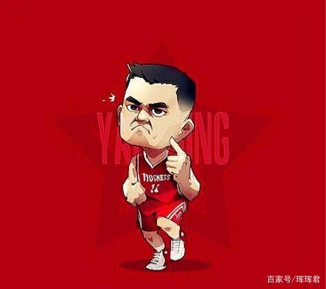 nba球星动漫图:科比神似霍华德,麦迪单手霸气抓球,姚明最帅