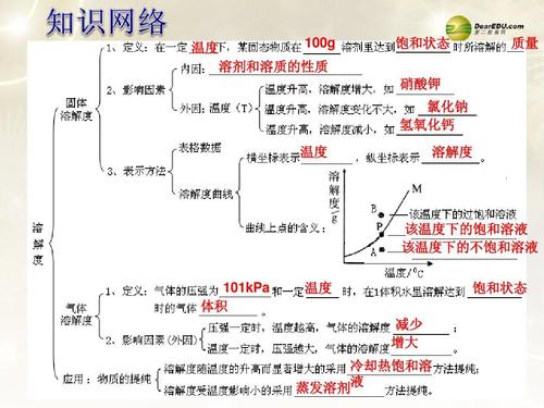广东省河源市中英文实验学校中考化学考点复习12 溶解度与溶解度曲线