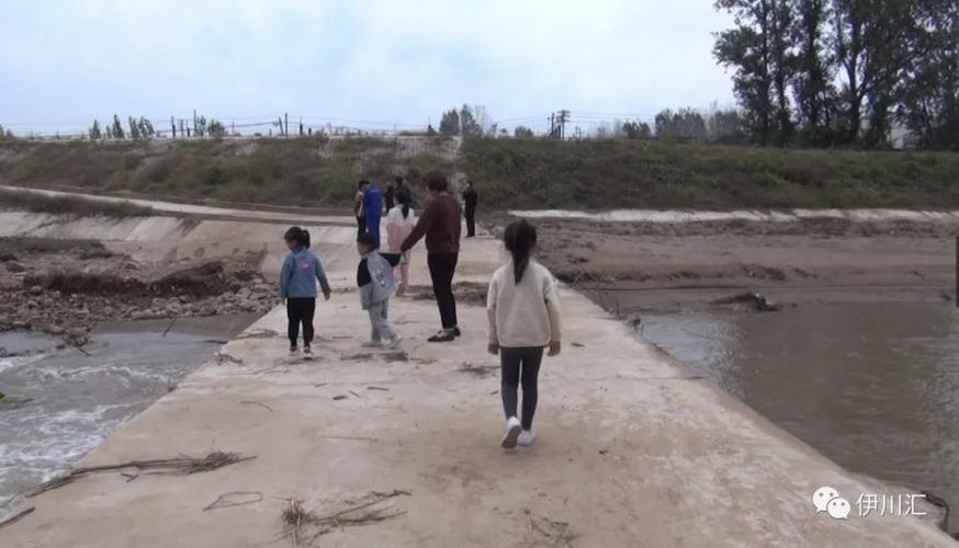 伊川:女童不慎落水 好心人跳河救人