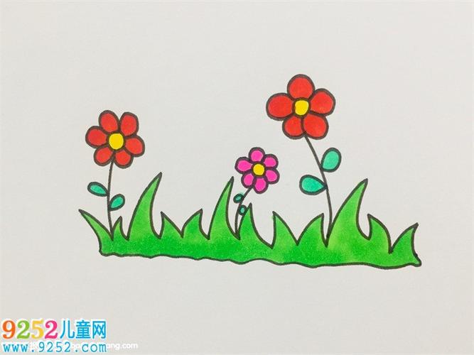 小花小草怎么画? 花朵简笔画
