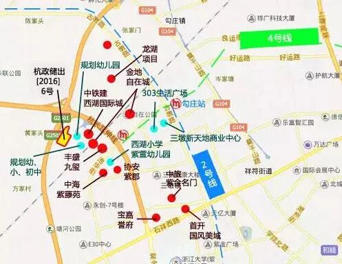 杭州楼市资讯 楼市新闻 快讯:招商万科"分食"铁路北,三墩北宅地 经过
