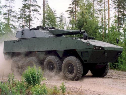 北欧amos自行先进迫击炮