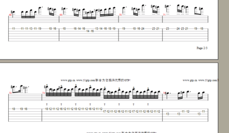 亡灵序曲solo谱子.是电吉他的.那位大仙有?谢谢.不要gtp的.