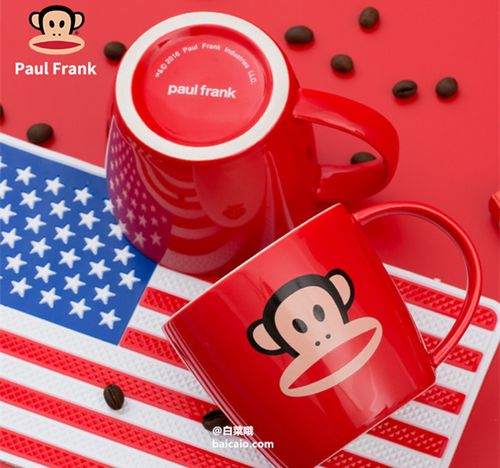 paul frank 大嘴猴 陶瓷马克杯400ml ￥14.8包邮(￥44