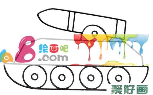 导弹车简笔画大全怎么画简笔画教程