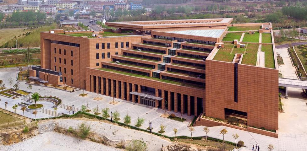 青海省西宁市 建筑面积 area 7165平方米 山东大学兴隆山图书馆