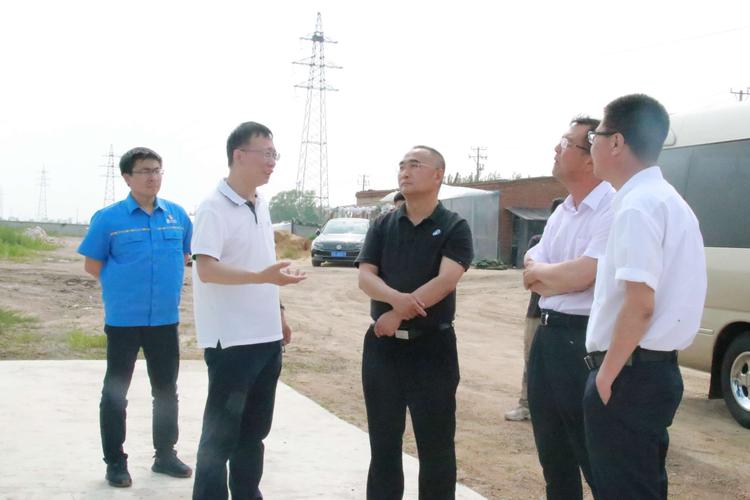 盘锦市副市长米金套一行莅临固废综合处理园区调研