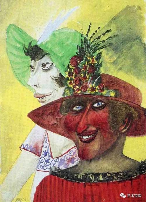 西方艺术史:德国表现主义新客观派反战题材的油画家 奥托·迪克斯