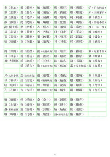 小学语文形近字组词大全(带答案的).doc 6页