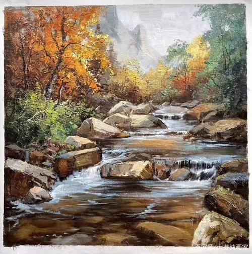 大芬油画 手绘风景