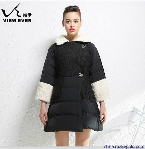 反促销维伊ve羽绒服品牌女装特惠价一手货源批发走份图片_5