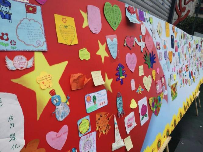 志向墙上贴满了我们精心制作的志向卡!